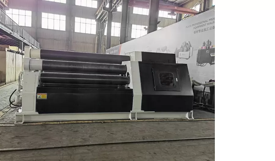 Четырехвалковый гидравлический вальцовочный станок STALEX W12-8x2000